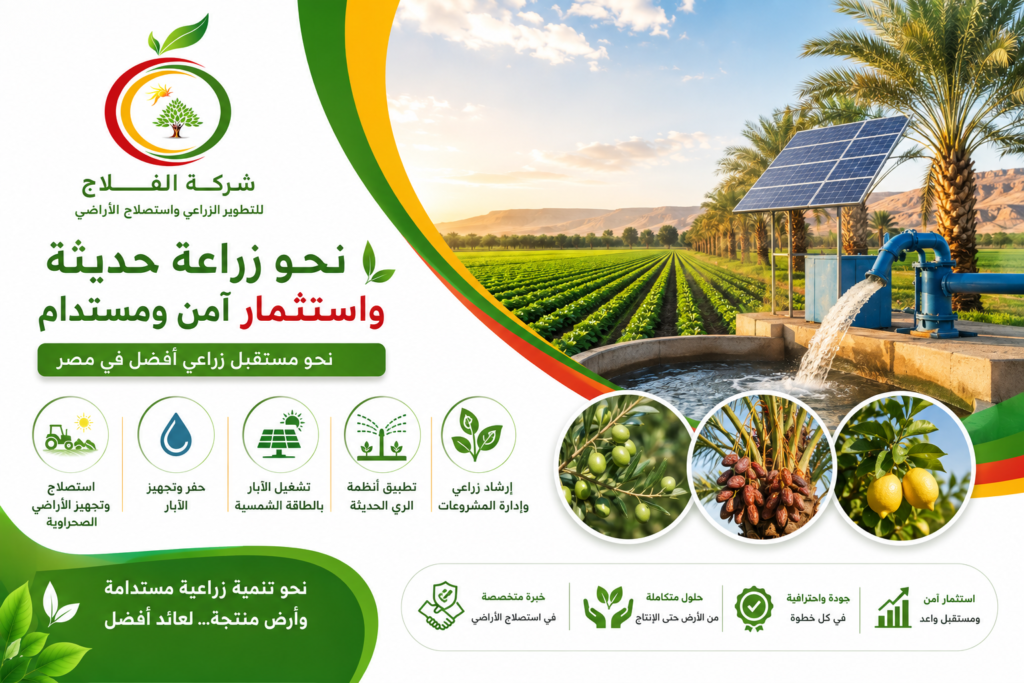 شركة الفلاح.. شريكك الموثوق نحو جودة وتميز لا حدود ل شركة الفلاح.. شريكك الموثوق نحو جودة وتميز لا حدود ل